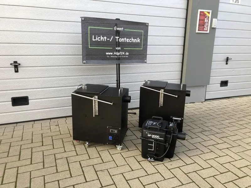 Große Trockeneis Bodennebelmaschine